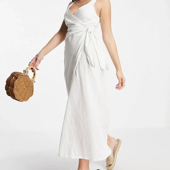 romi linen dress ROMI LINEN MINI DRESS